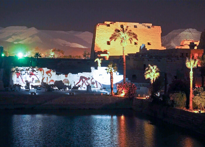 Sound and Light Show at Karnak Temple